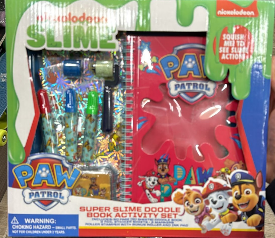 Paw Patrol Slime Sensory Doodle Diary Art & Activity Set for Kids