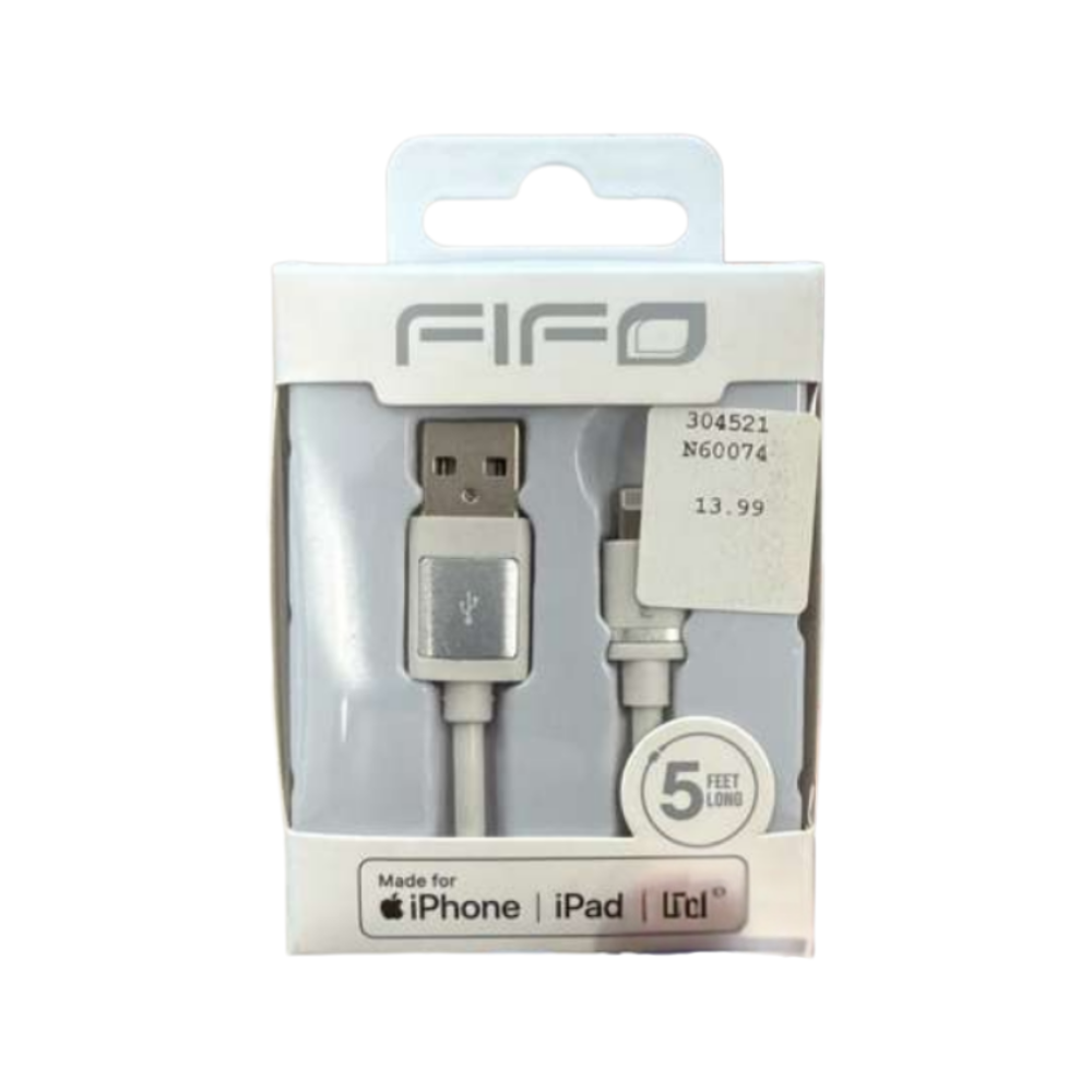 FIFO USB-A to Lightning Cable (5 ft) – Apple MFi Certified