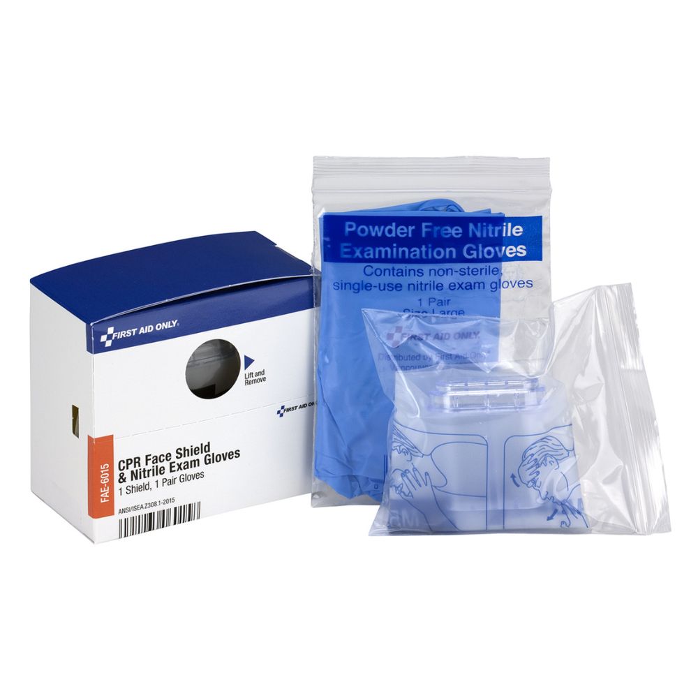Smart Compliance CPR Face Shield Kit – Disposable One Way Valve