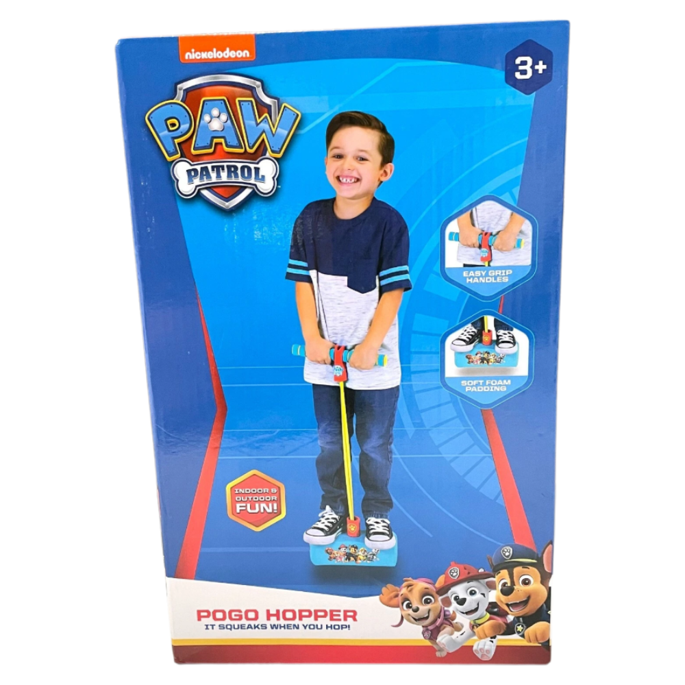 Paw Patrol Foam Pogo Hopper for Kids – Squeaky Indoor & Outdoor Bouncing Toy