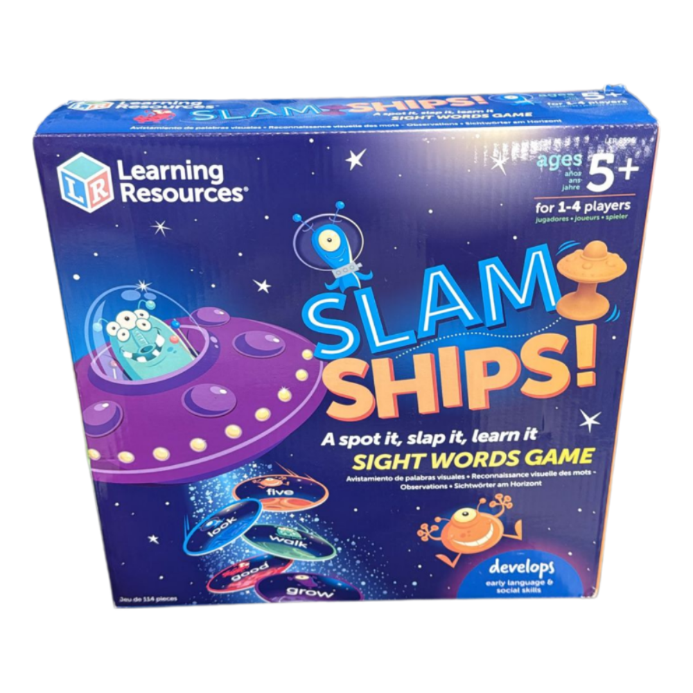 Learning Resources Slam Ships! Sight Words Game – Fun Vocabulary & Reading Game for Kids Ages 5+