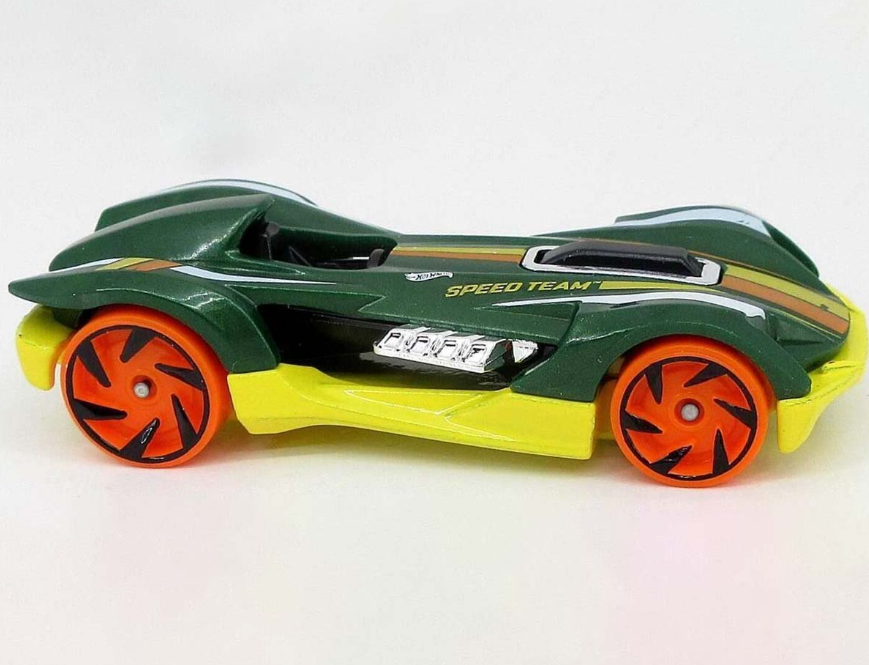 Hot Wheels Roadster Bite Green-Yellow – 2022 HW Speed Team 22/250 1:64 Diecast