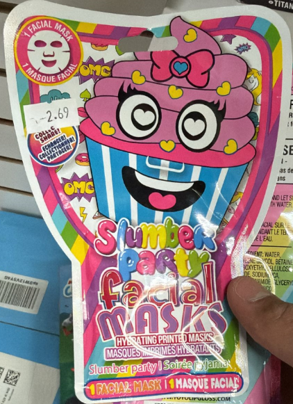 Slumber Party Facial Masks – Hydrating Face Masks for Girls