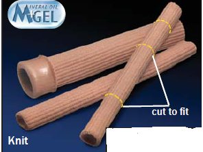 Digital Tube GelSmart Wide, 1 Inch Pull-On Toe