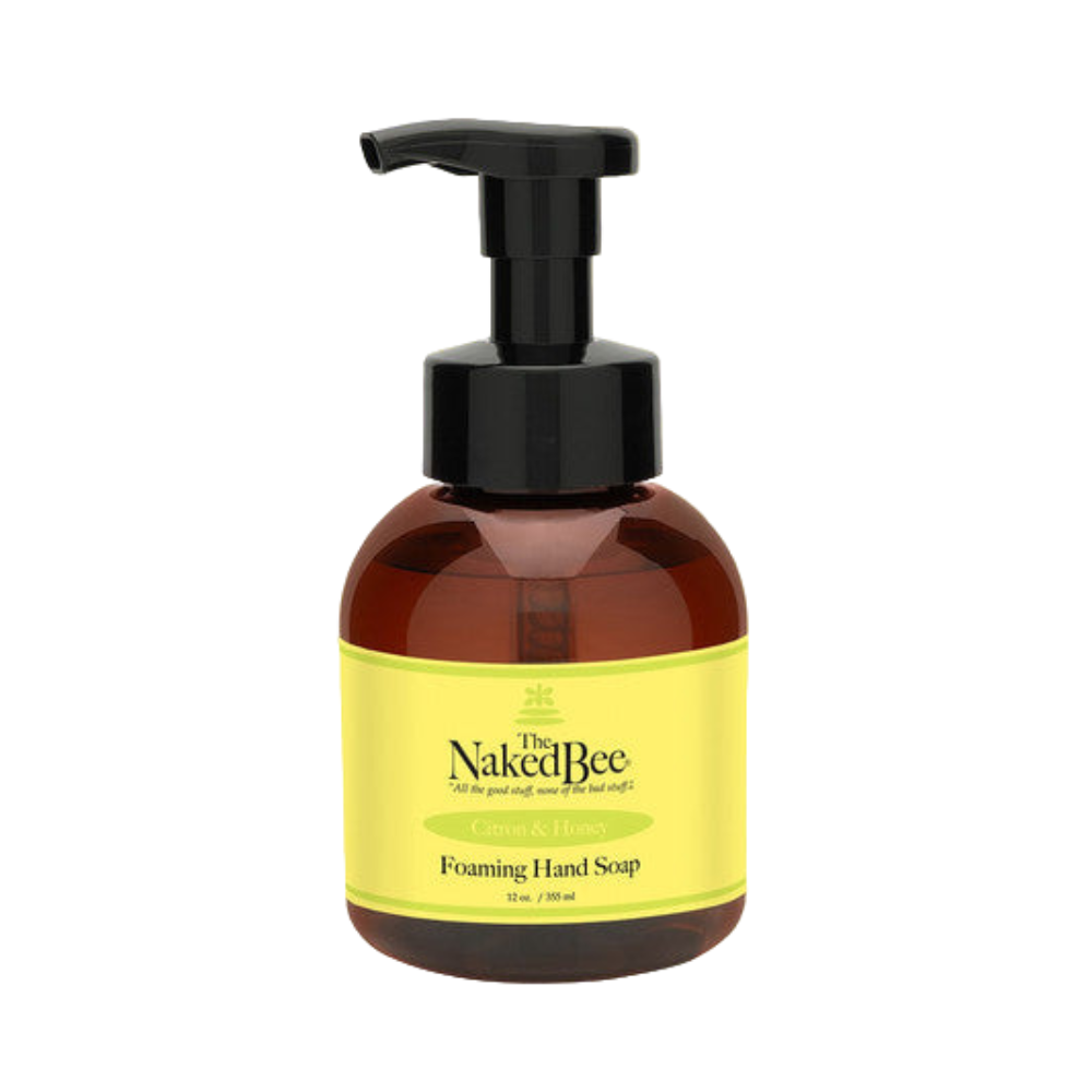 THE NAKED BEE Citron & Honey Foaming Soap Everyday Luxury in a 12 oz Bottle