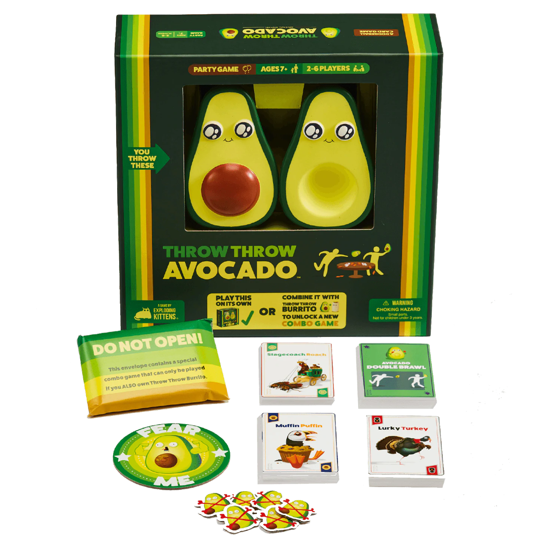 Throw Throw Avocado – Dodgeball Card Game