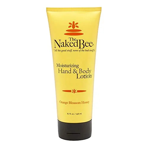 THE NAKED BEE 6.7 oz. Orange Blossom Honey Hand & Body Lotion - Organic Aloe Vera and Hyaluronic Acid Infused