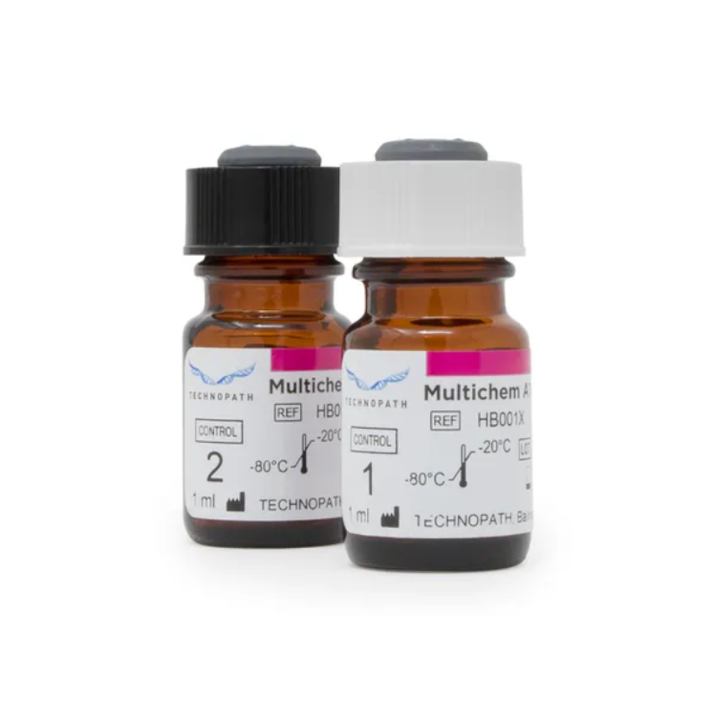 Assayed Control Multichem A1c Hemoglobin A1c (HbA1c) Bi-Level 2 X 6 X 1 mL