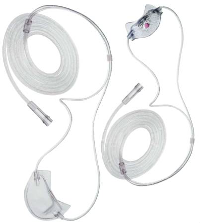 Nasal Mask Soft Plus Biflo Nasal Style Adult One Size Fits Most Adjustable Head Strap