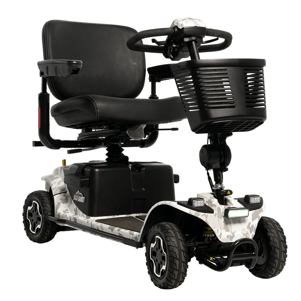 BAJA Bandit 4-Wheel Mobility Scooter – 20AH Lithium-Ion Batteries, Full Suspension, LED Lighting
