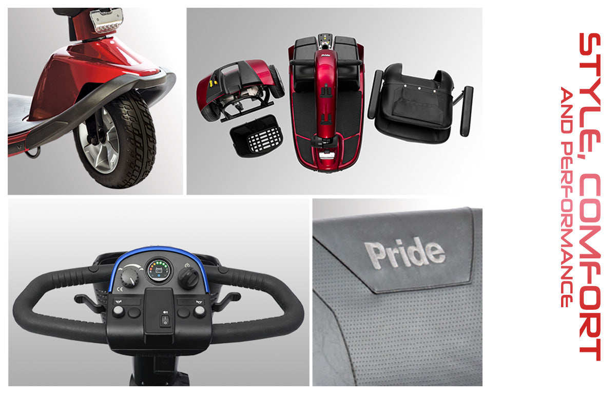 Victory 10 3-Wheel Scooter – One-Hand Disassembly, 16-Mile Range, LED Headlight 40AH Battery