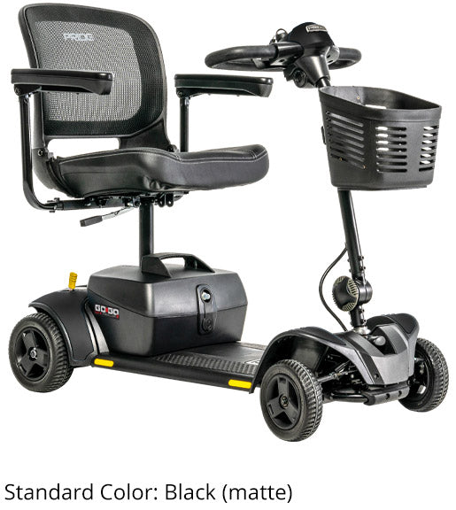 Go Go Elite Traveller 2 4-Wheel Scooter – EZ Turn Technology for 3-Wheel Maneuverability with 4-Wheel Stability with 18AH Battery