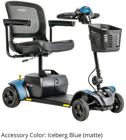 Go Go Elite Traveller 2 4-Wheel Scooter – EZ Turn Technology for 3-Wheel Maneuverability with 4-Wheel Stability with 18AH Battery