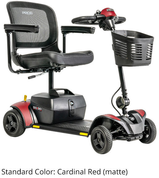 Go Go Elite Traveller 2 4-Wheel Scooter – EZ Turn Technology for 3-Wheel Maneuverability with 4-Wheel Stability with 18AH Battery