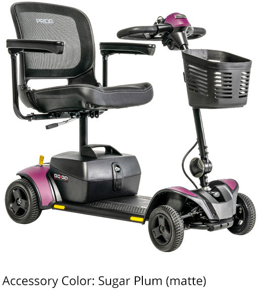 Go Go Elite Traveller 2 4-Wheel Scooter – EZ Turn Technology for 3-Wheel Maneuverability with 4-Wheel Stability with 18AH Battery