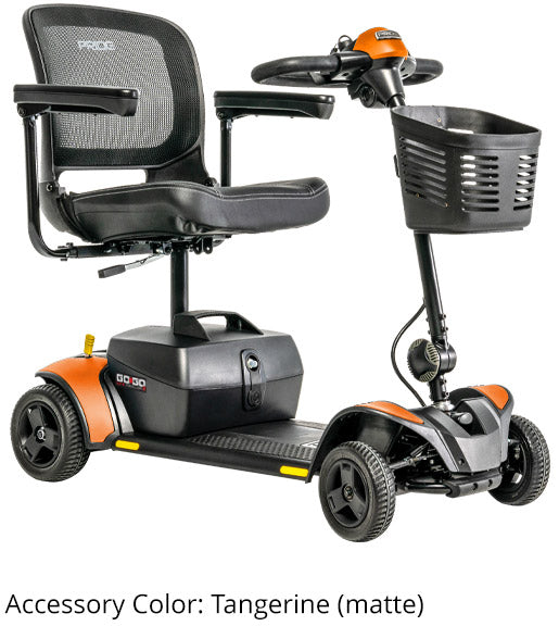 Go Go Elite Traveller 2 4-Wheel Scooter – EZ Turn Technology for 3-Wheel Maneuverability with 4-Wheel Stability with 18AH Battery