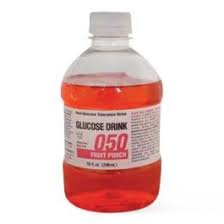 Glucose Tolerance Beverage Fruit Punch 50 Gram 10 oz. per Bottle