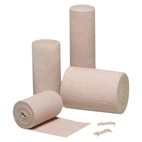 Hartmann Contex LF Reinforced Elastic Bandage 4 Inch x 5 Yard NonSterile with Clip Closure