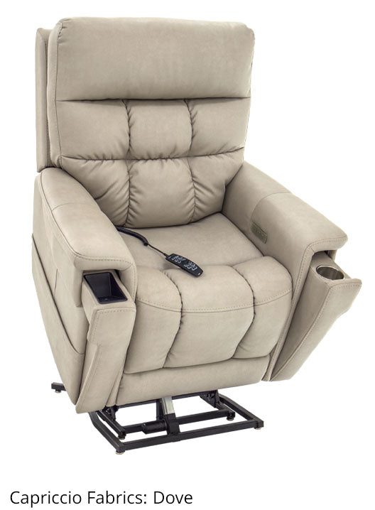 Pride Mobility VivaLift Ultra Electric Power Lift Recliner Chair Medium, 4-Position, USB Remote, Power Assist Lift Sofa