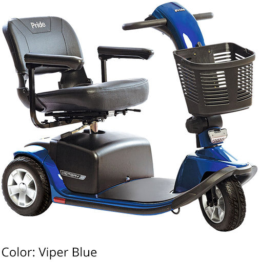 Victory 10 3-Wheel Scooter – One-Hand Disassembly, 16-Mile Range, LED Headlight 40AH Battery