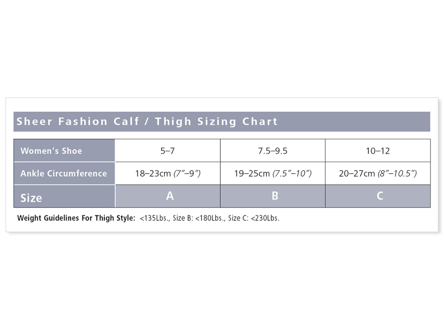 WELL BEING Sheer Fashion 15-20 mmHg Thigh High Compression Stockings