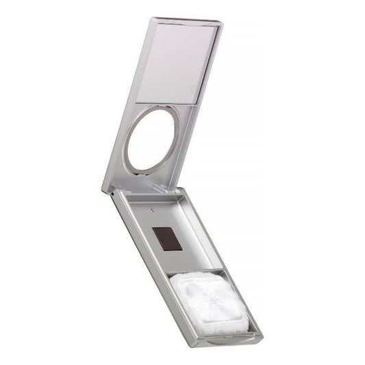 Ultimate Convenience: Pressed Mineral Powder Foundation Compact with Magnetic Pan Holder - Easy Refill, Less Packaging