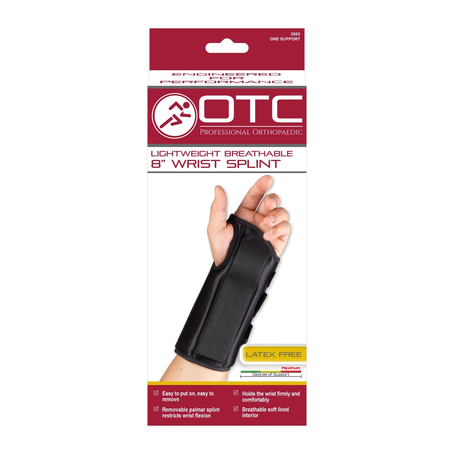 Experience Blissful Relief 8" Lightweight Wrist Splint for Unmatched Comfort and Support