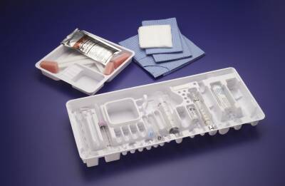 Epidural Tray Single Shot Tuohy / Fixed Wing 20 Gauge 3-1/2 Inch
