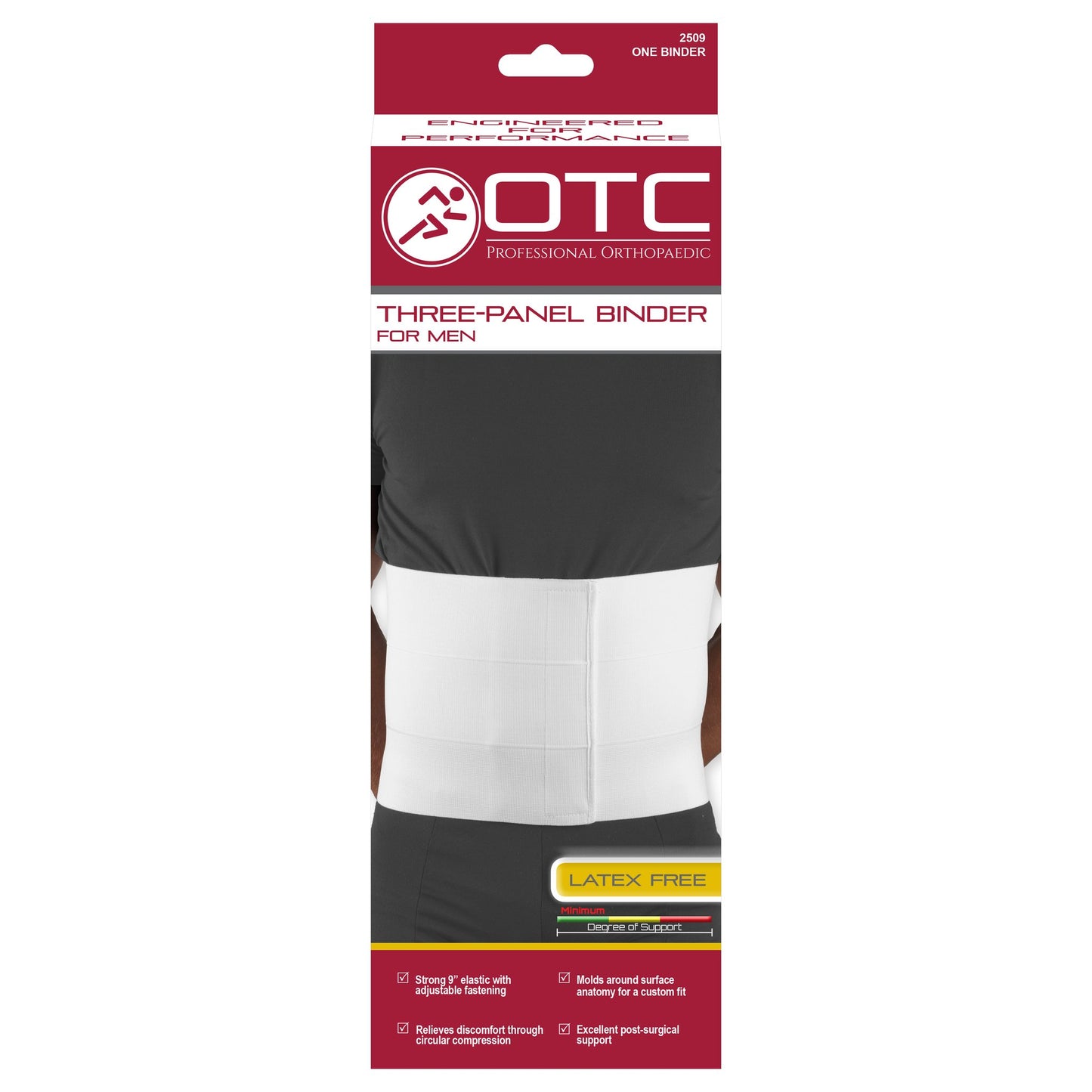 UltraComfort Three Panel Binder for Men Three-Way Support for a Confident Stride