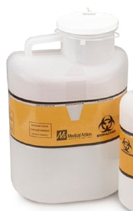 Sharps Container Sharps-Tainer® Translucent Base 15 H X 10 W X 6 D Inch Vertical Entry 2.5 Gallon