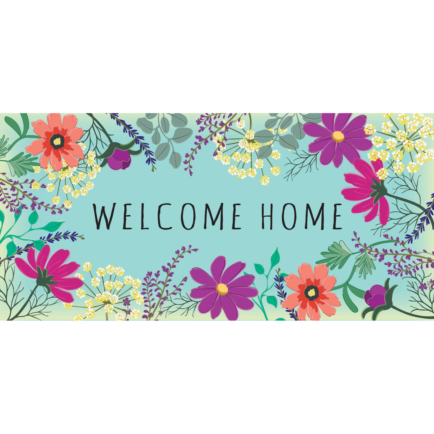 Wild Flowers Welcome Sassafras Switch Mat Nature's Greeting for Sassafras Bases