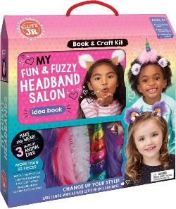 My Fun & Fuzzy Headband Salon Wild Creations DIY Hairband Salon Kit for Kids