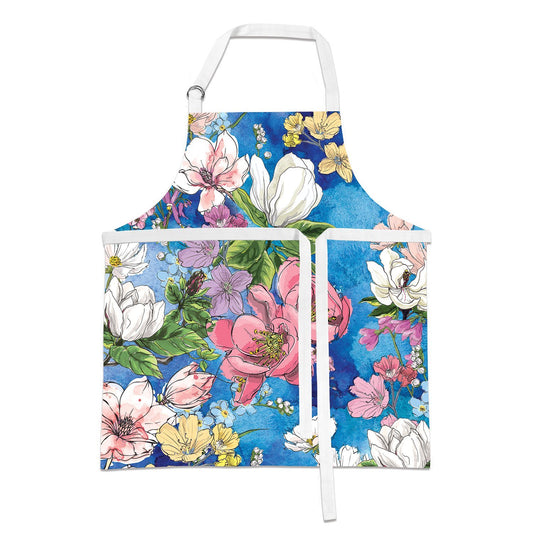 Michel Design Works Magnolia Apron Embrace the Timeless Beauty of Blooms in Your Kitchen