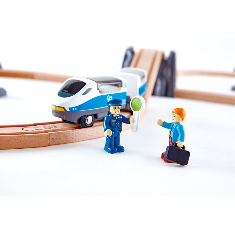 Hape Figure 8 Rail Kit - Educational Railway Adventure for Kids, Ages 3+