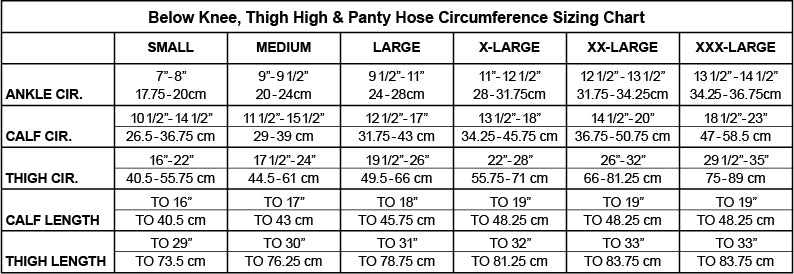 Anti-Embolism Knee High Support Stockings 18mmHg