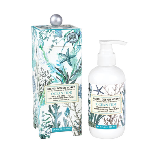 Michel Design Works Ocean Tide Lotion Serene Silky Moisturizer with Shea Butter and Botanical Elegance