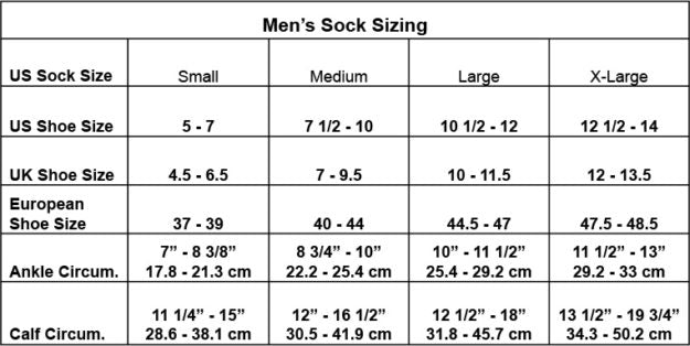 TOTAL SUPPORT MEN'S DRESS SOCK 15-20mmHg