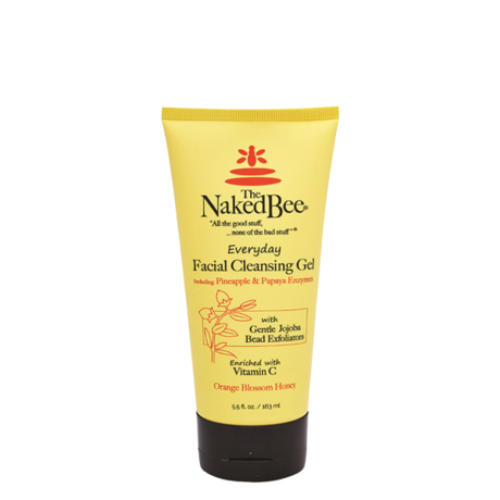 Naked Bee Orange Blossom Honey Everyday Radiant Renewal Facial Cleansing Gel 5.5 oz.