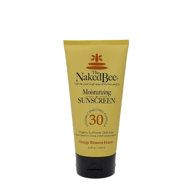 Naked Bee 5.5 oz. Orange Blossom Honey SPF 30 Moisturizing Sunscreen Ultimate Sun Protection with Vitamin C