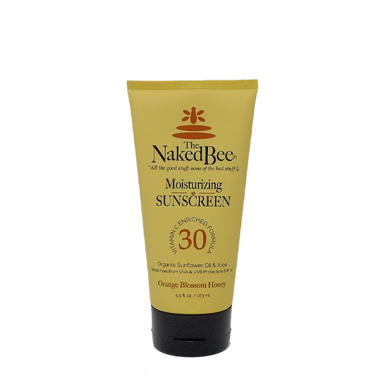 Naked Bee 5.5 oz. Orange Blossom Honey SPF 30 Moisturizing Sunscreen Ultimate Sun Protection with Vitamin C