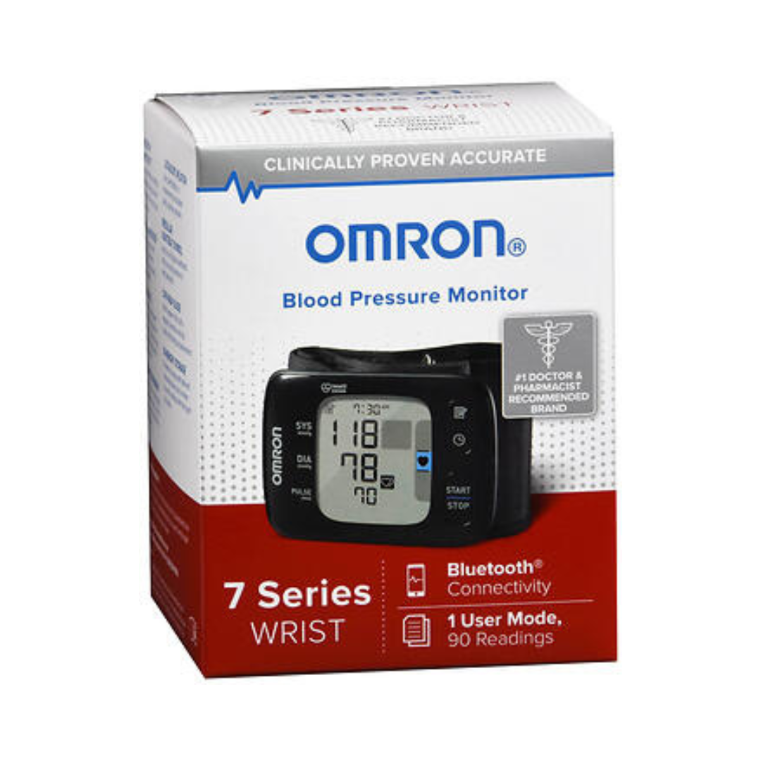 OMRON 7-SERIES WRIST DIGITAL BLOOD PRESSURE KIT Advanced Monitoring for Health Conscious Individuals