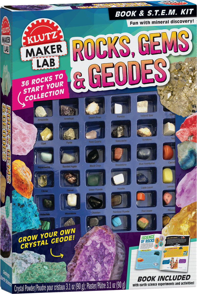 Maker Lab Rocks, Gems & Geodes Unleash the Wonders of Earth Science for Ages 8 & Up