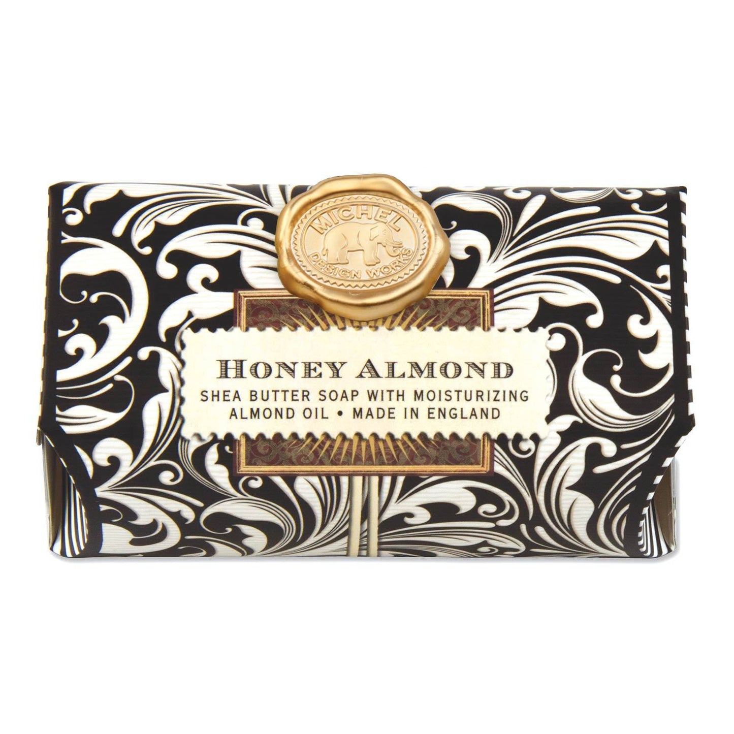Michel Design Works Honey Almond Large Bath Soap Bar Decadent Indulgence for Silky Skin