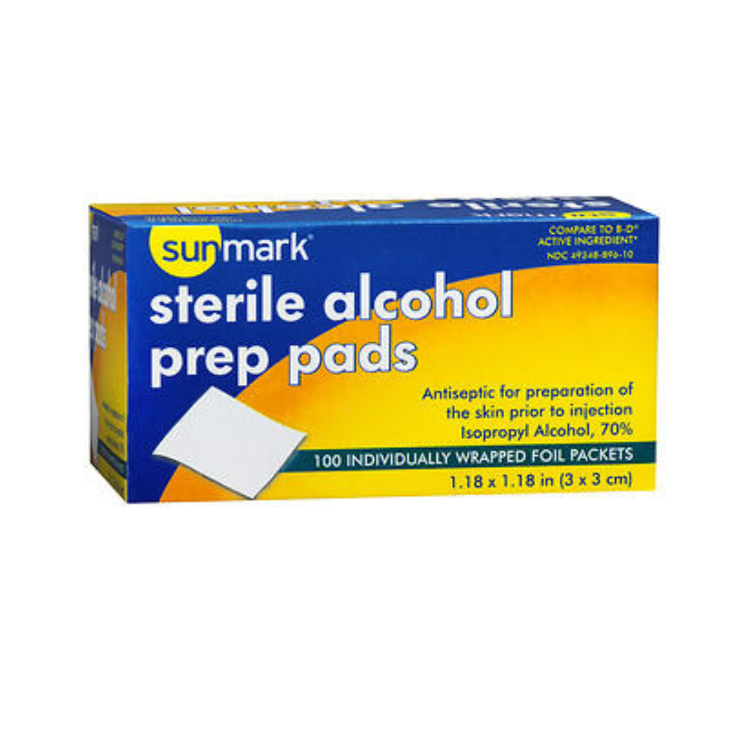 Alcohol wipes on sale with benzocaine