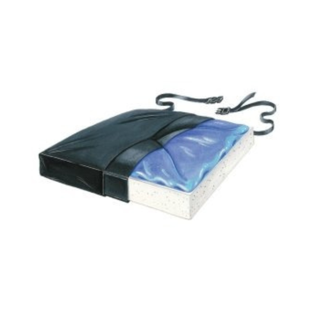 Skil-Care™ Thin-Line Seat Cushion 16 W X 16 D X 1-1/2 H Inch Foam / Gel