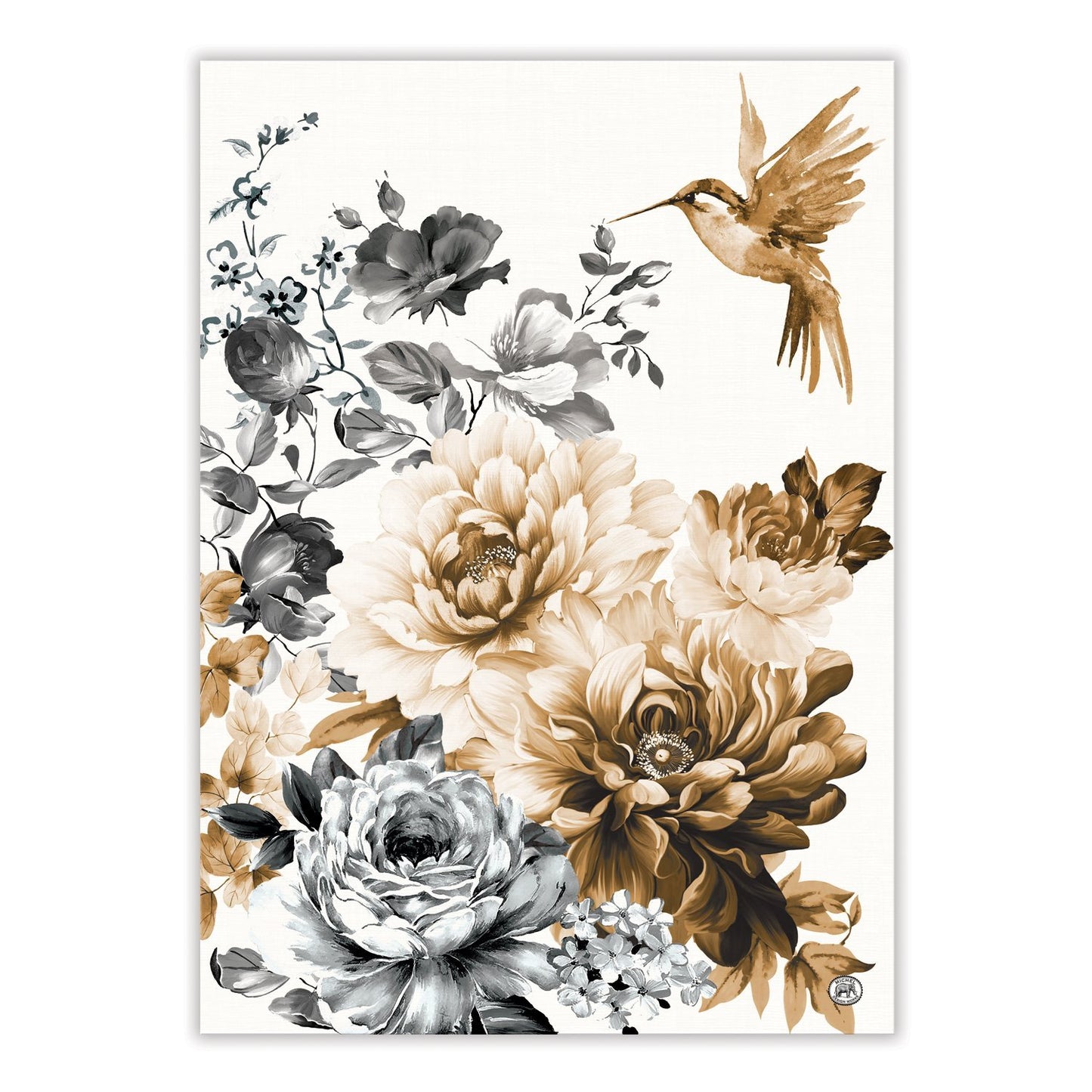 Michel Design Works Gardenia Opulence Striking Kitchen Towels for Kitchen Drying