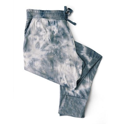 Hello Mello Dyes The Limit Joggers Swirl in Comfort with Gray, Green, Blush & Purple