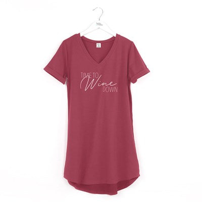 Hello Mello V-Neck Sleep Shirt Let Me Sleep Graphic Tee for Luxurious Relaxation