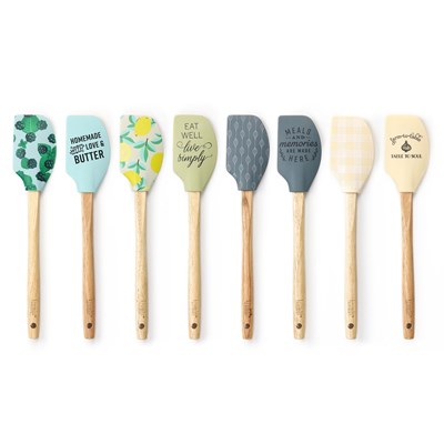 Farmhouse Spatulas Debossed Wooden Handle