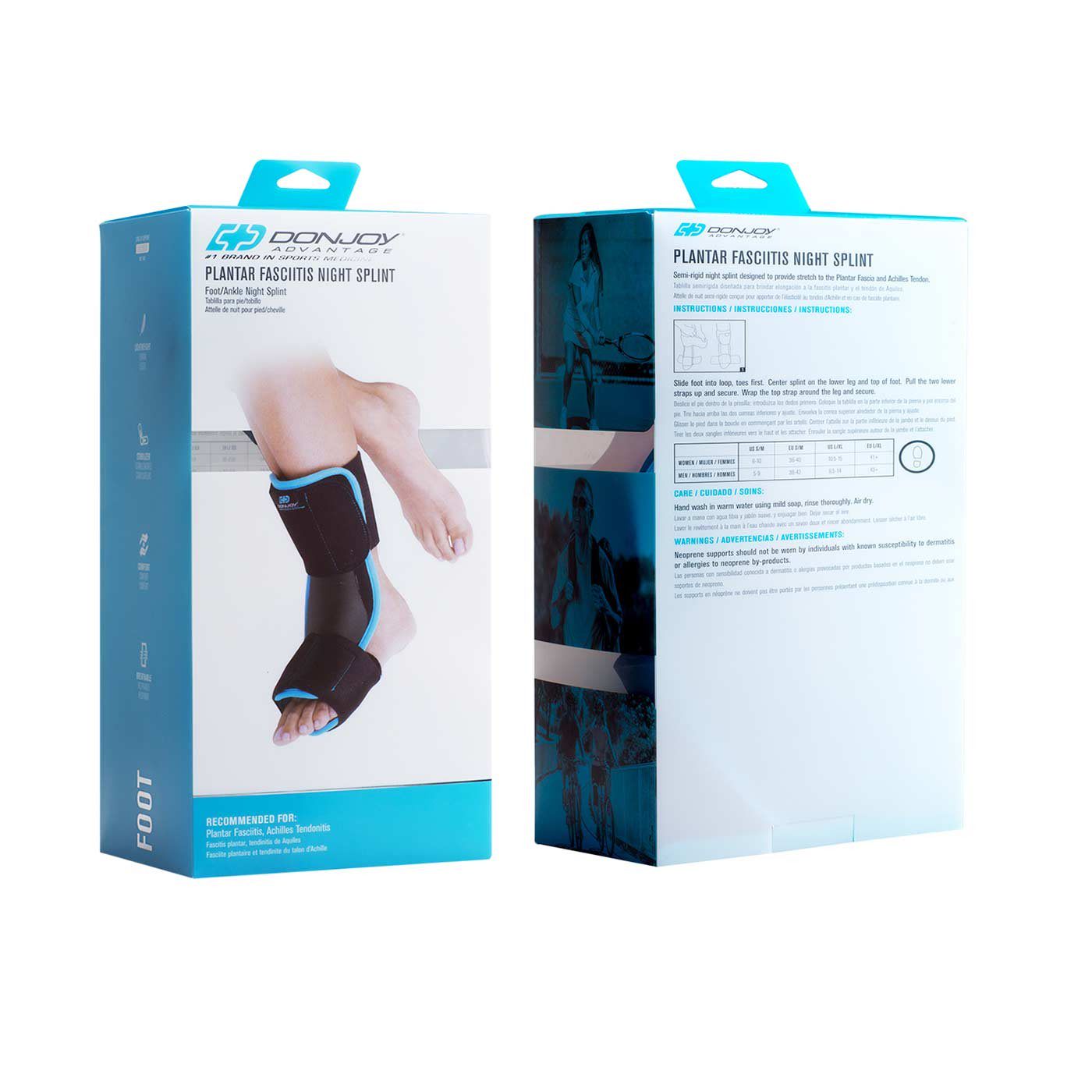 Night Splint Advanced Relief for Plantar Fasciitis & Achilles Tendonitis
